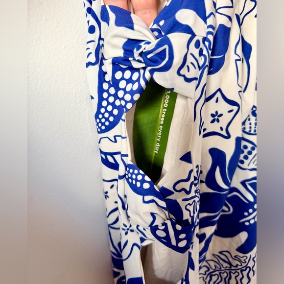 FARM RIO RIVER NATURE MINI DRESS LYCRA COVERUP - Picture 8 of 8